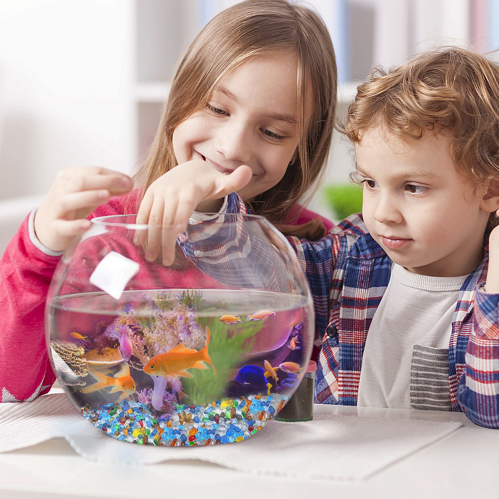 小石ビーズストーン 人工石 装飾石 水族館 魚タンク ガラス　ハート Amazon | Keedolla カラフルクリアシーグラス 小石 水族館 砂利 魚飼育